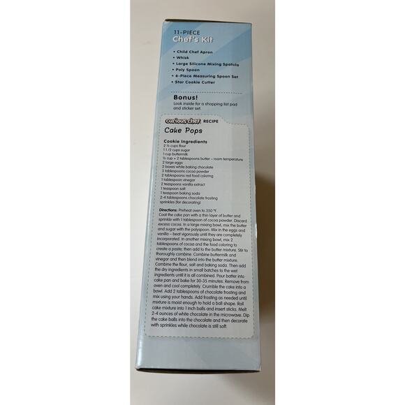 Curious‎ Chef Kids 11 Piece Chefs Kit NIB Orange Green - Picture 3 of 6